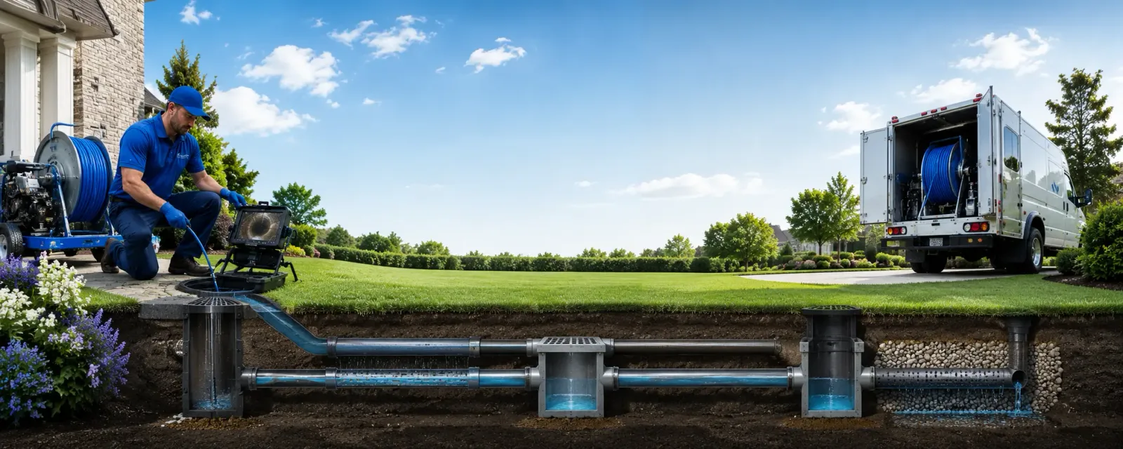 Outdoor drain cleaning information for Stockton, NY